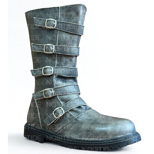 Customize Multi-Buckle Knee High Renaissance Boot