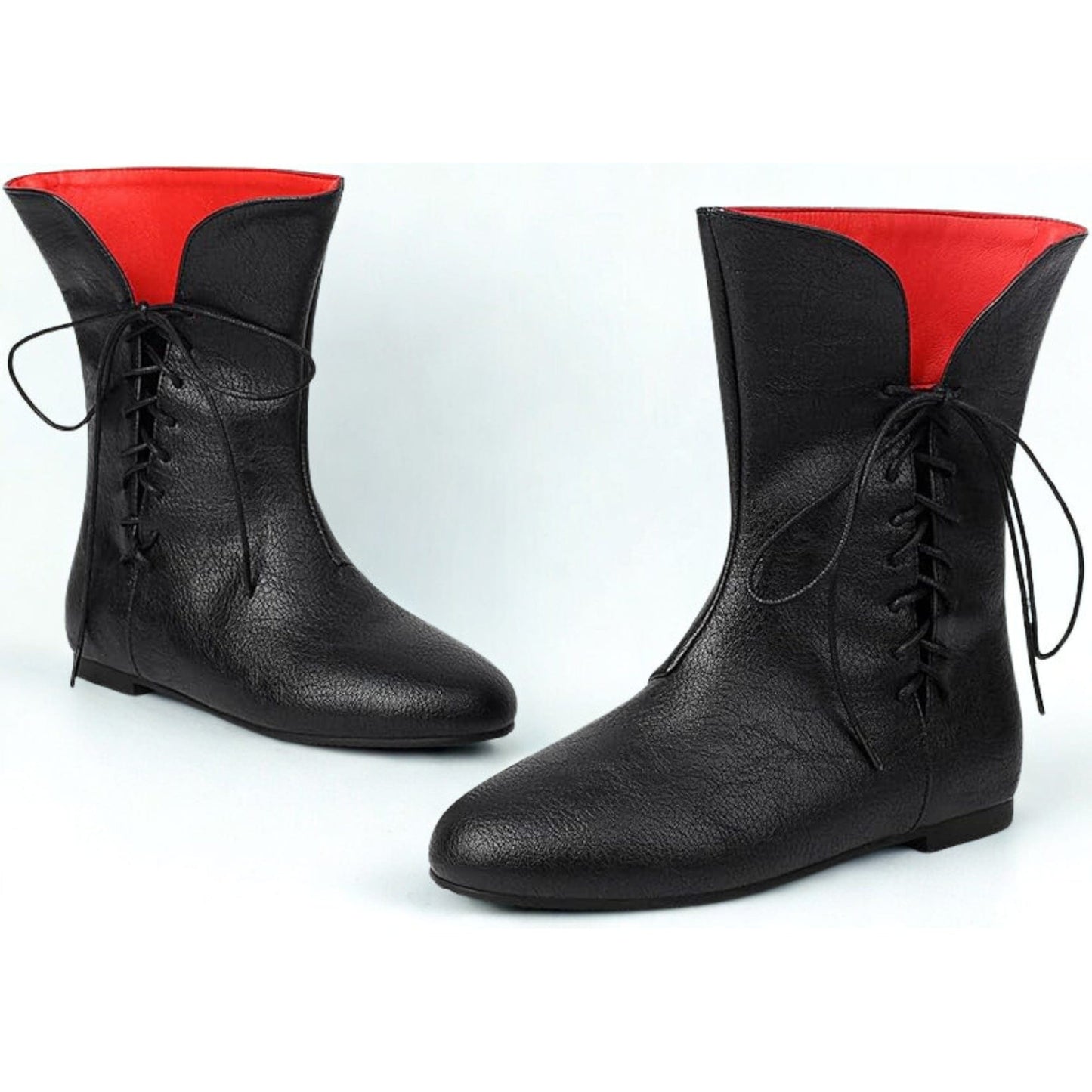 Vintage Flats Short Lace Up Boots