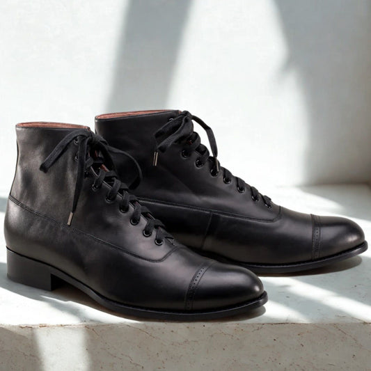 Men's Vintage Lace-Up Boots