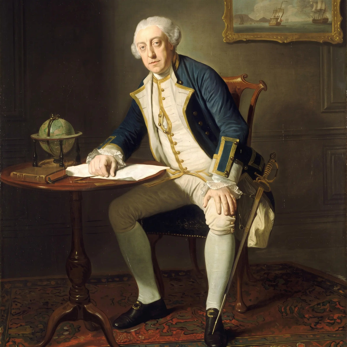 Portrait of a Naval Gentleman — 18th Century