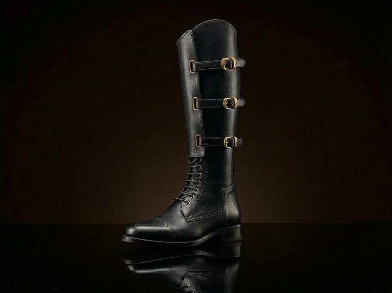 Noirtide handcrafted 19th Century boot