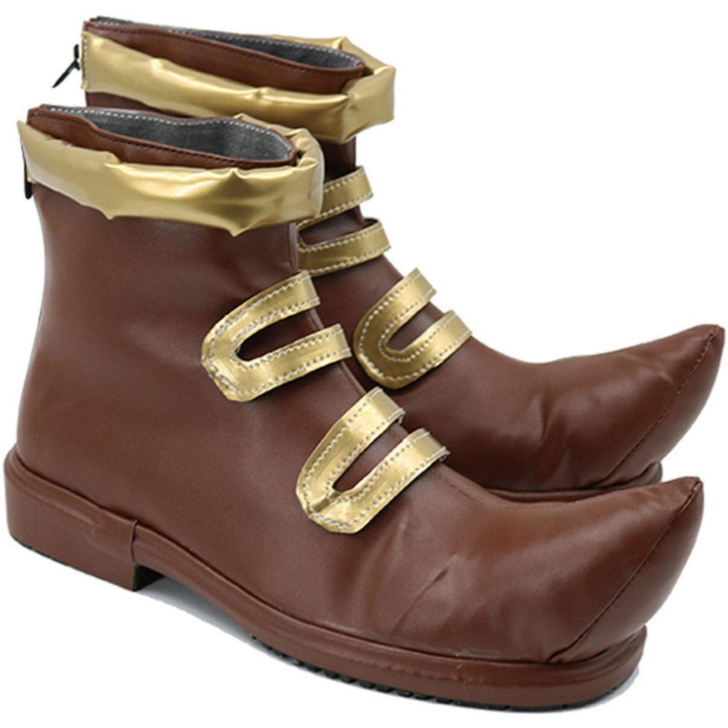 noirtide Anime Buggy Cosplay Boots, Men/Women Halloween Disguise Boots