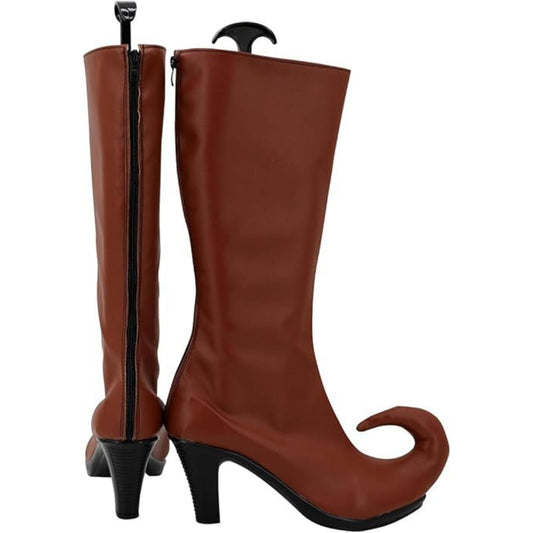 noirtide Charlotte Perospero Custom Cosplay Boots, Cake Island Long Boots