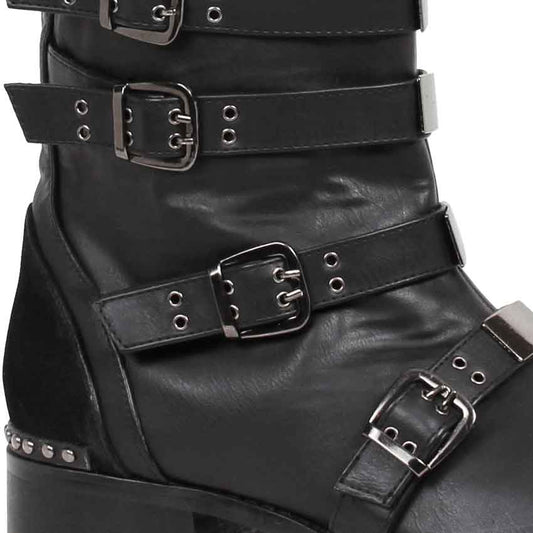 noirtide Custom-Made Buckled Steampunk Boots