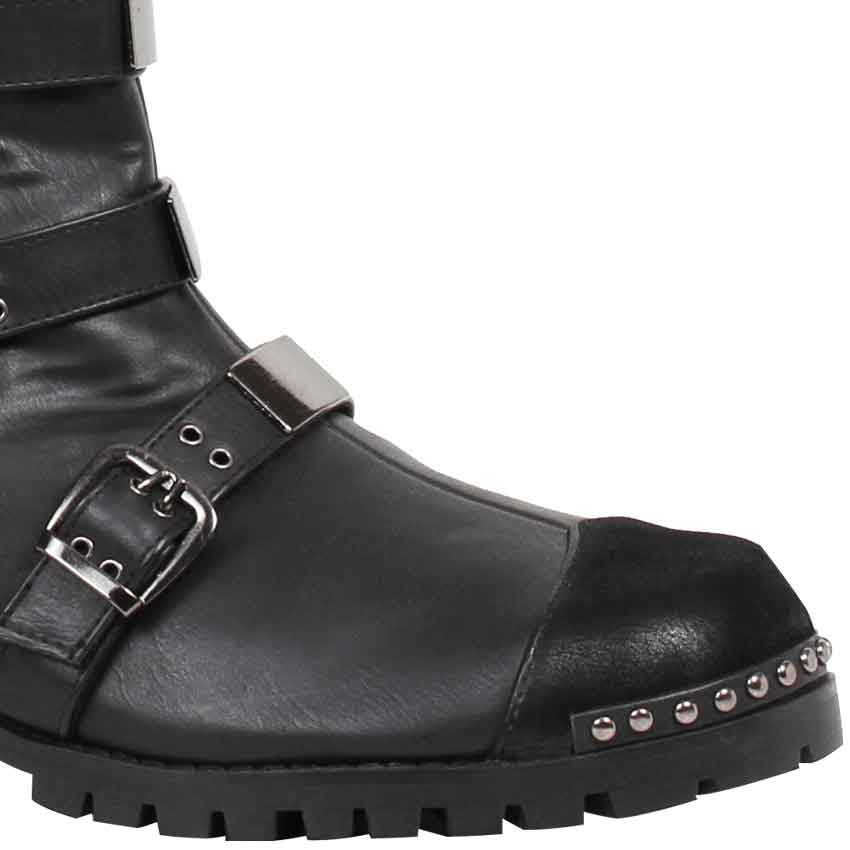 noirtide Custom-Made Buckled Steampunk Boots