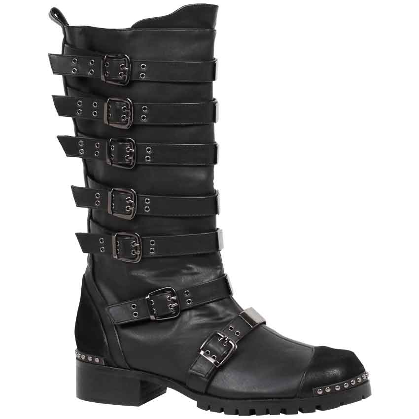 noirtide Custom-Made Buckled Steampunk Boots