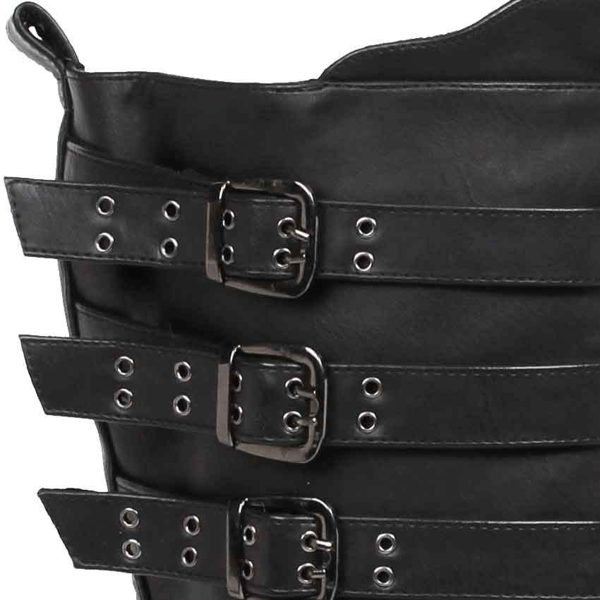 noirtide Custom-Made Buckled Steampunk Boots