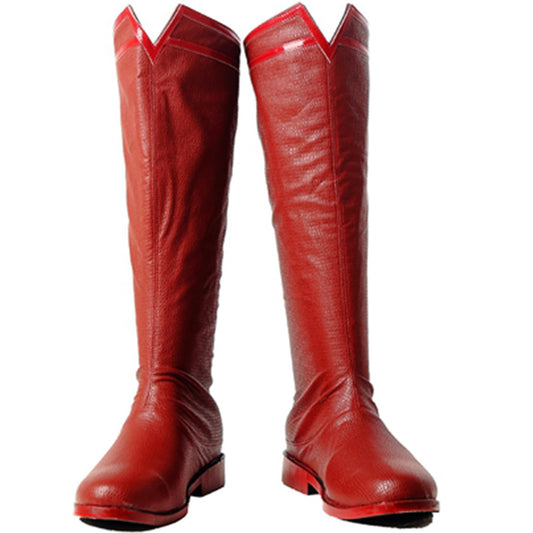 noirtide Custom-Made Justice League Superman Cosplay Boots