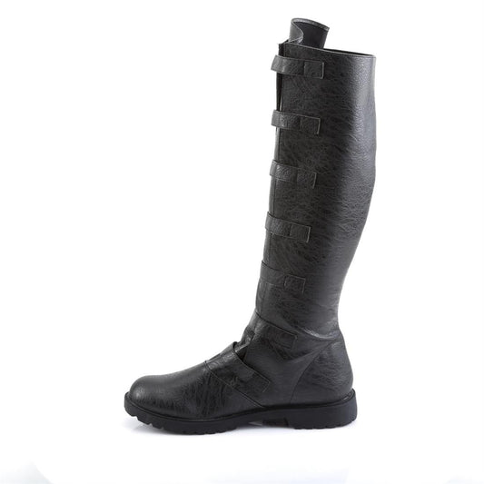 noirtide Custom-Made Multi-Buckle Knee High Renaissance Boots