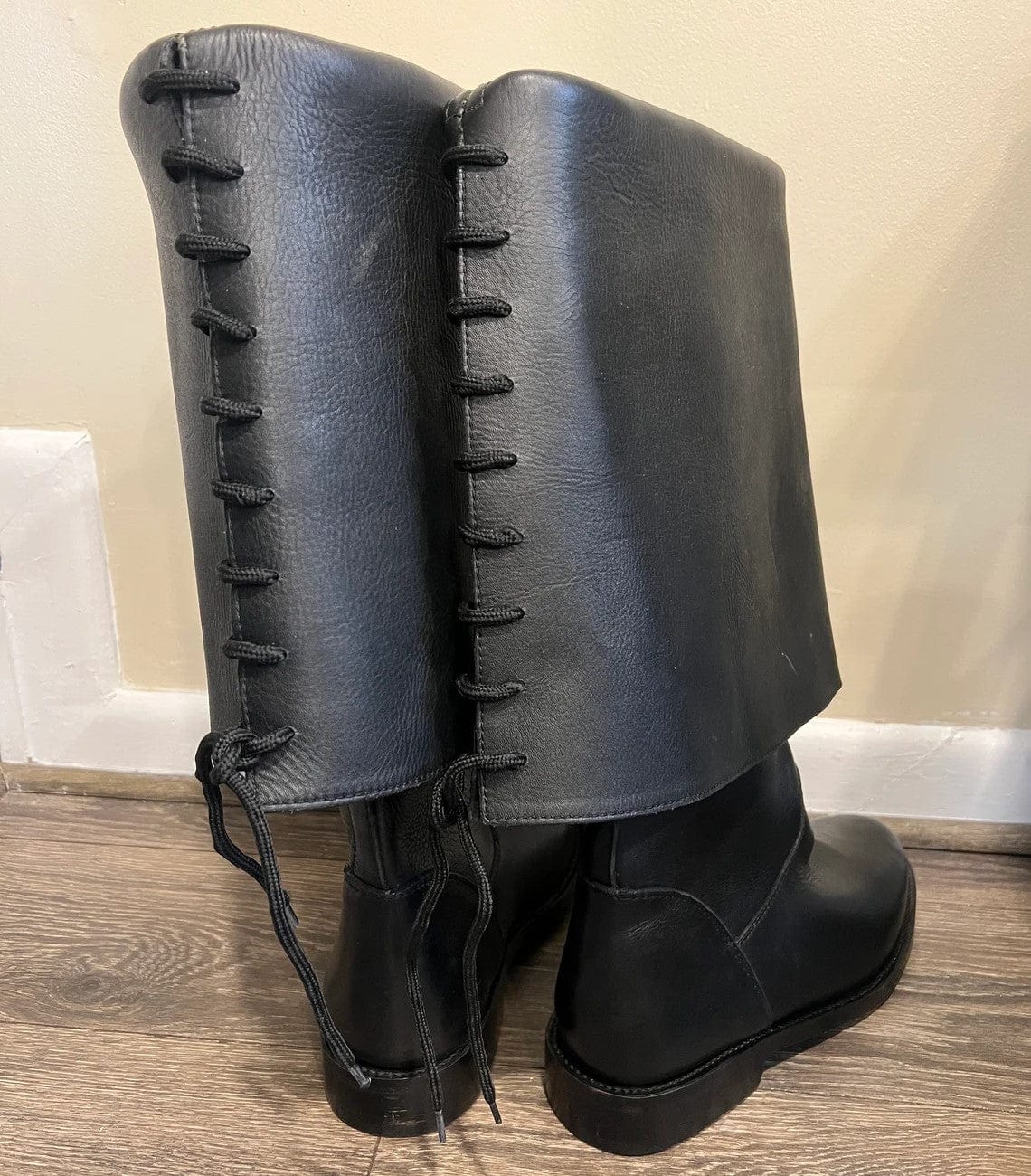 noirtide Custom-Made Pirate Swashbuckler Bucket Top Boots