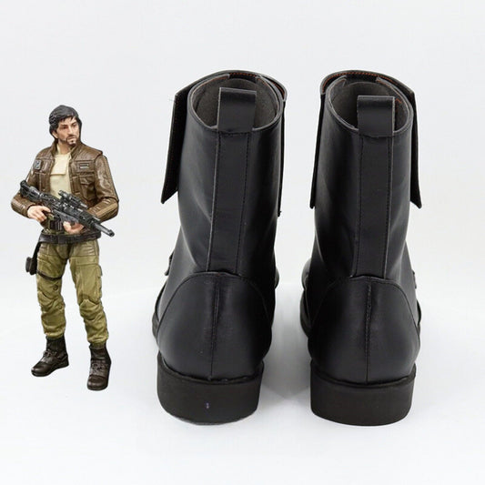 noirtide Custom-Made Rogue One A Star Wars Story Cassian Andor Cosplay Boots