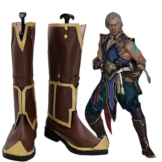 noirtide Mortal Kombat 11 Fujin Cosplay Boots