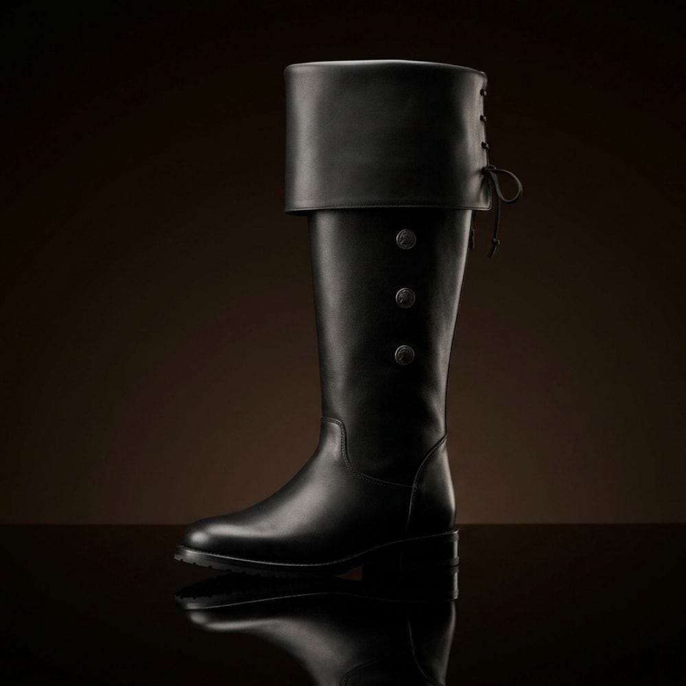 Customize Pirate Swashbuckler Bucket Top Boots