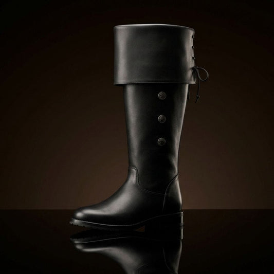Customize Pirate Swashbuckler Bucket Top Boots