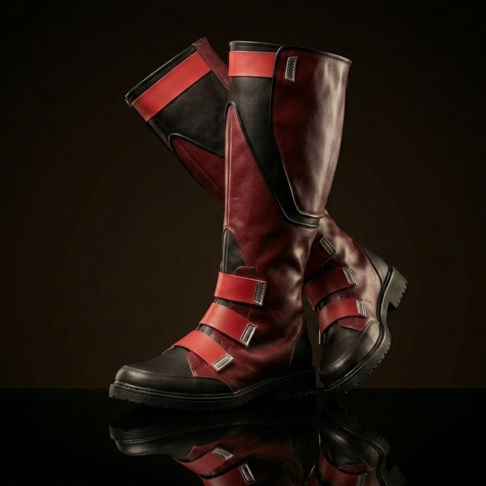 Customize Captain America Black Cosplay Boots