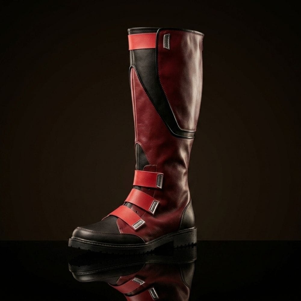 Customize Captain America Black Cosplay Boots