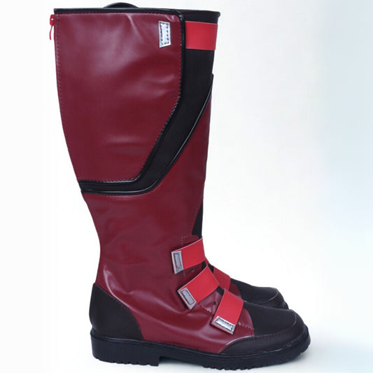 Captain America Black Cosplay Boots