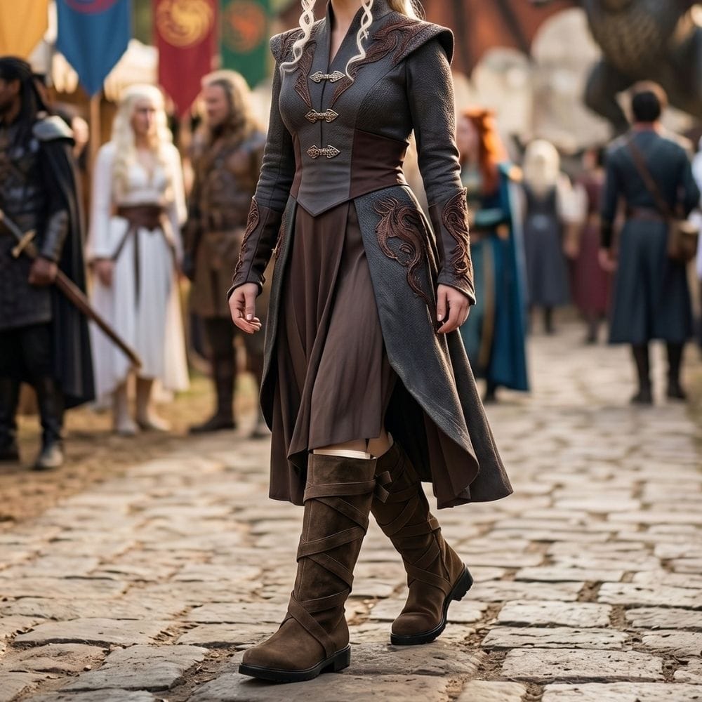 Customize Mother Of Dragons Cosplay Boots, Game of Thrones Daenerys Targaryen Boots