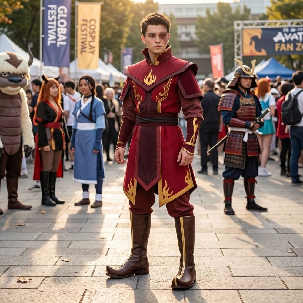 Customize Prince Zuko Cosplay Boots