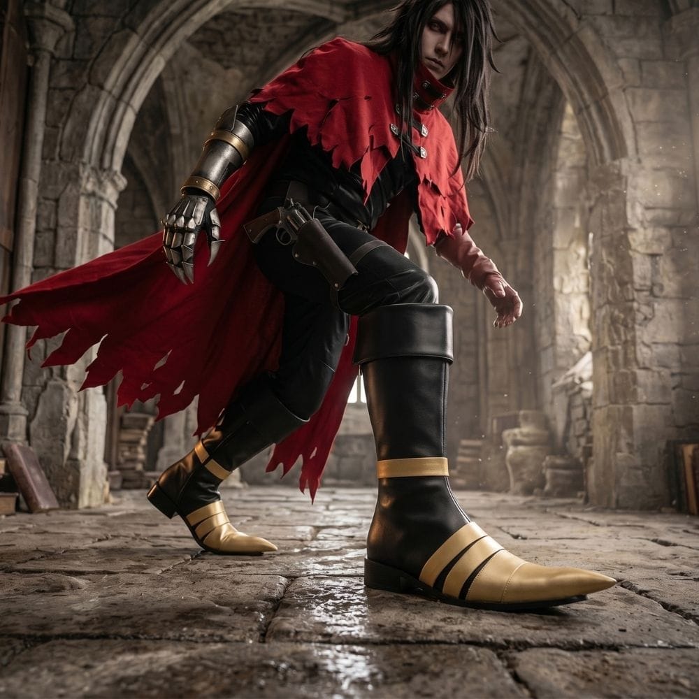 Customize Vincent Valentine Cosplay Boots