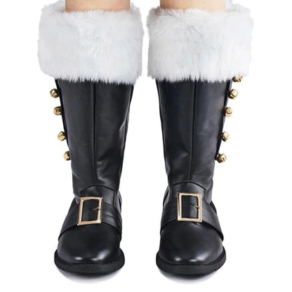 Customize Santa Claus Boots with Side Jingle Bells