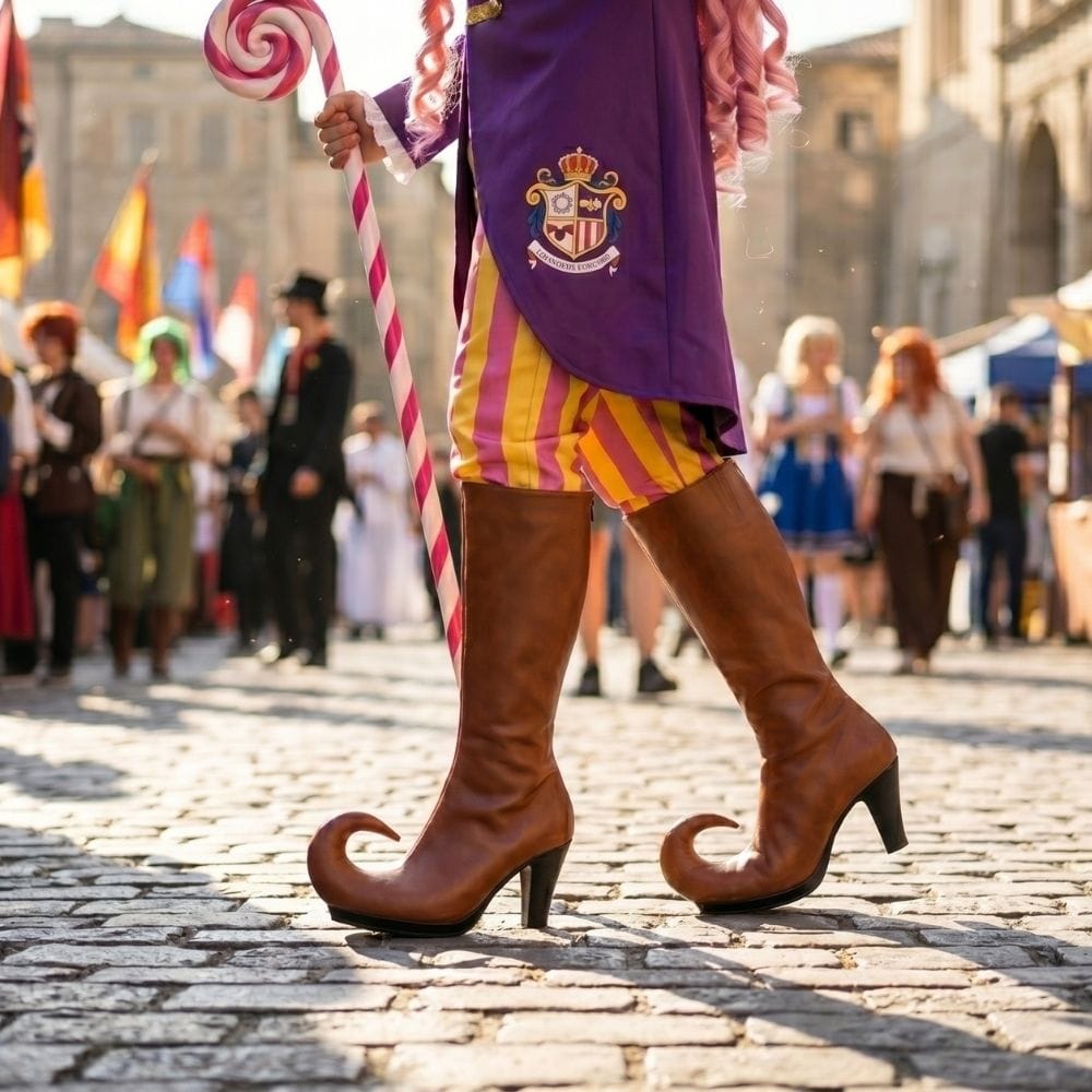Customize Charlotte Perospero Cosplay Boots, Cake Island Long Boots