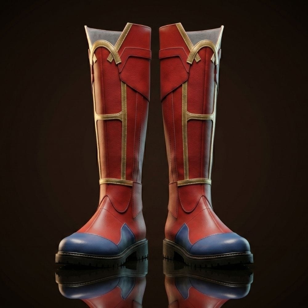 Customize Captain Marvel Cosplay Boots