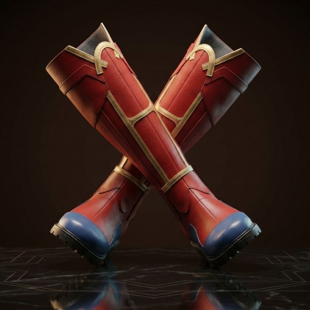 Customize Captain Marvel Cosplay Boots