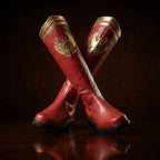 Personaliza las botas rojas de cosplay de Homelander para niños