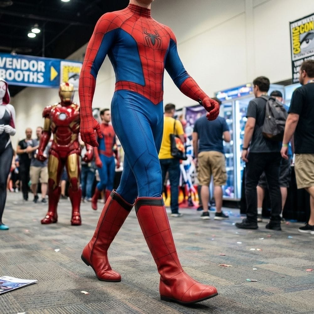 Customize Spider-Man Homecoming Red Boots