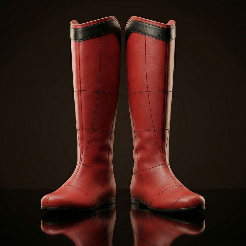 Customize Spider-Man Homecoming Red Boots