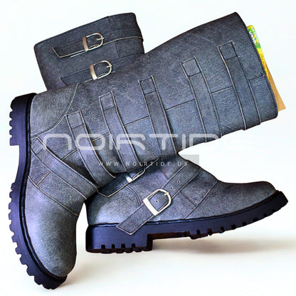 Customize Multi-Buckle Knee High Renaissance Boot