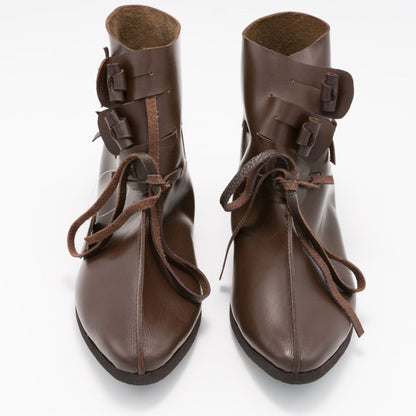 Viking Leather Ankle Boots