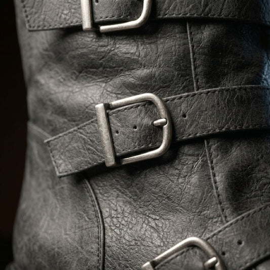 Customize Multi-Buckle Knee High Renaissance Boots