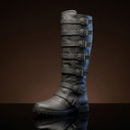 Customize Multi-Buckle Knee High Renaissance Boots