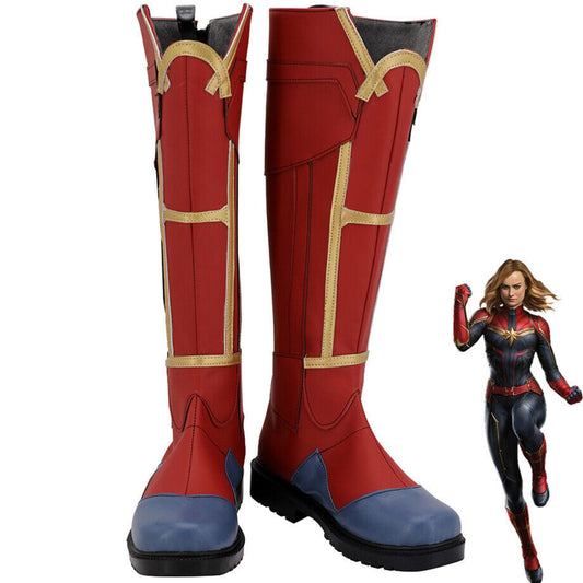 Captain Marvel Cosplay Boots