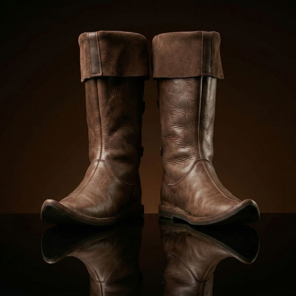 Customize Men's Lace Up Viking custom Boots, Medieval High Boots
