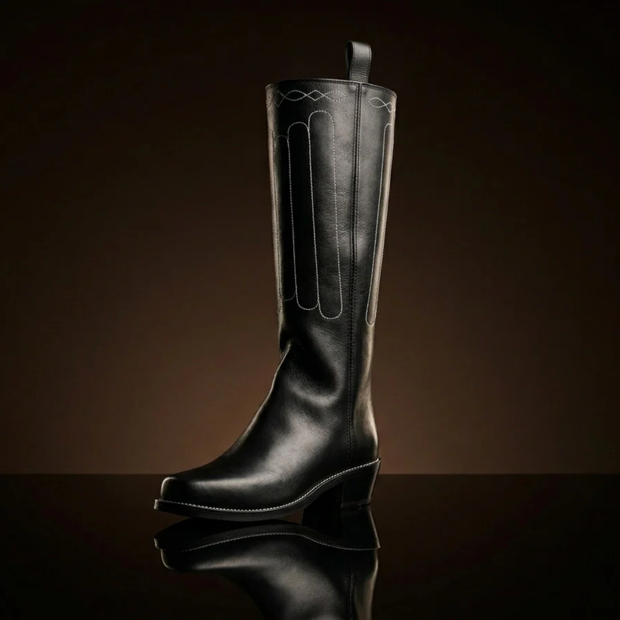 Botas altas estilo catedral de la Guerra Civil, del siglo XVIII, personalizadas.
