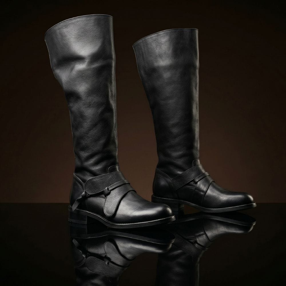 Customize Marlborough Bucket Top Knee High Boots