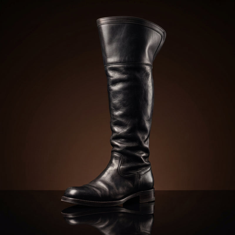 Noirtide handcrafted 17th Century boot