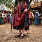 The Van Orley Flat — Renaissance Slashed Toe Shoes