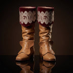The King's Cavalier — Van Dyck Velvet Cuff Riding Boots