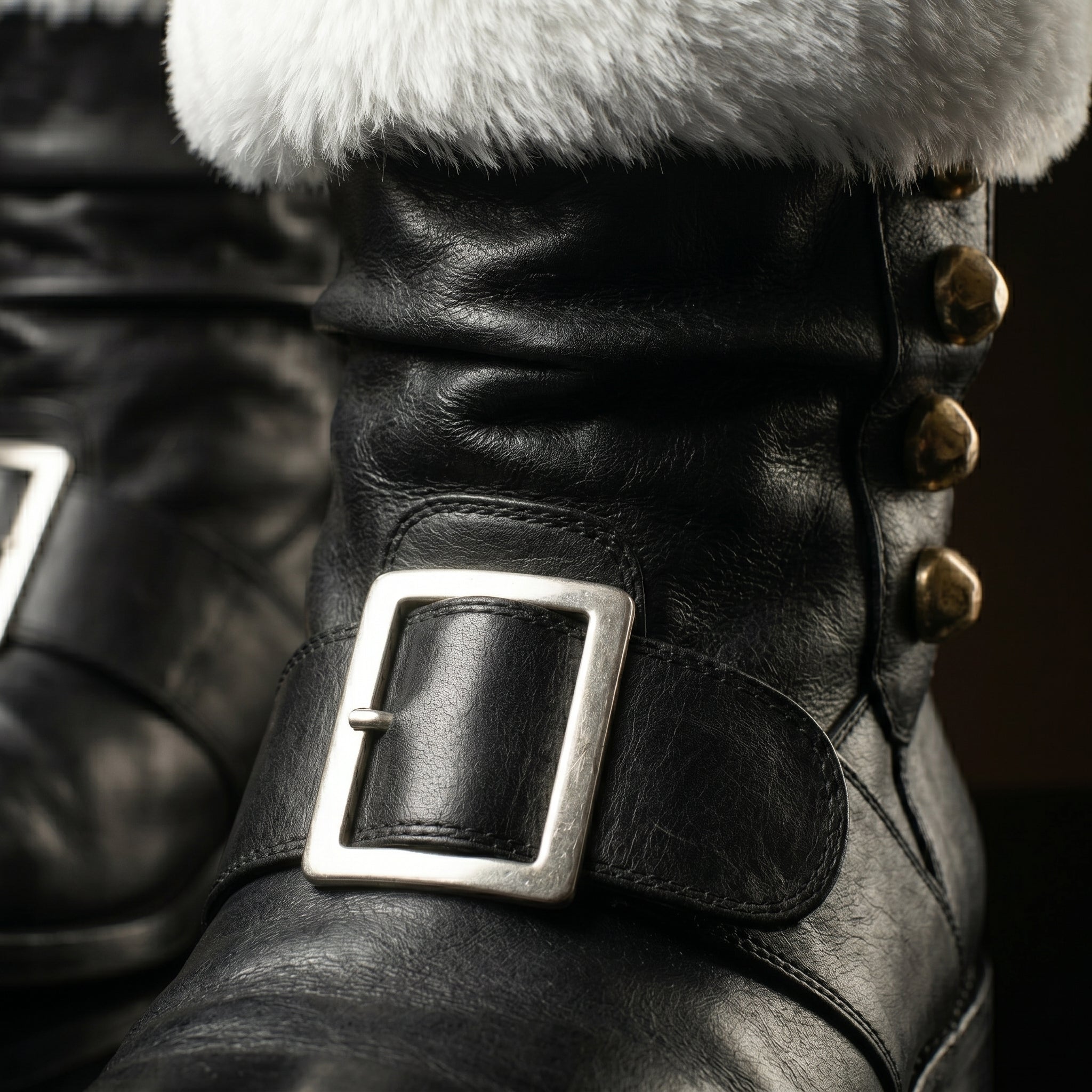 Customize Santa Claus Boots with Side Jingle Bells