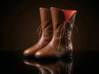 Customize Vintage Flats Short Lace Up Boots