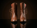 Customize Vintage Flats Short Lace Up Boots