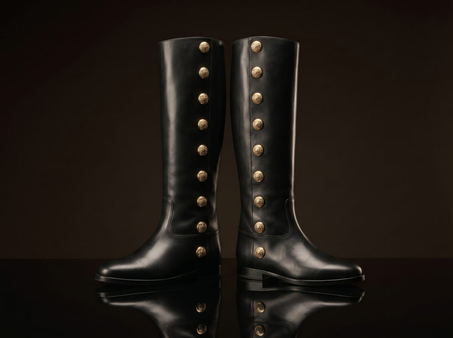 Customize Leather Knee-High Boots