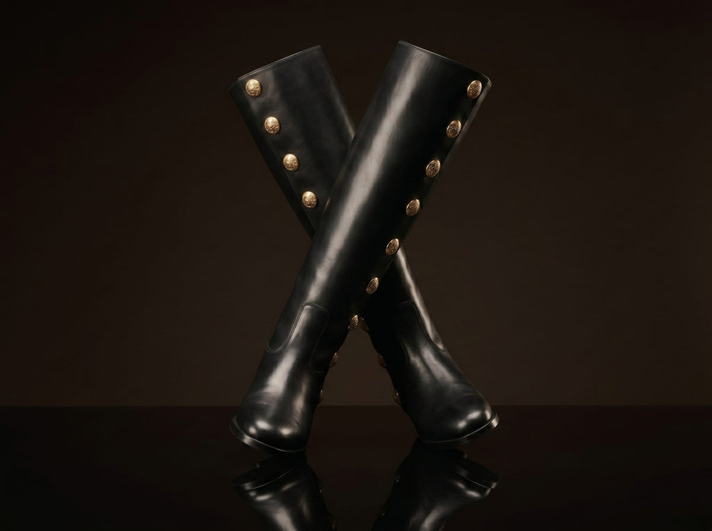 Customize Leather Knee-High Boots
