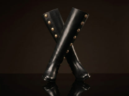 Customize Leather Knee-High Boots