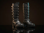 Customize Multiple Buckle Steampunk Boots