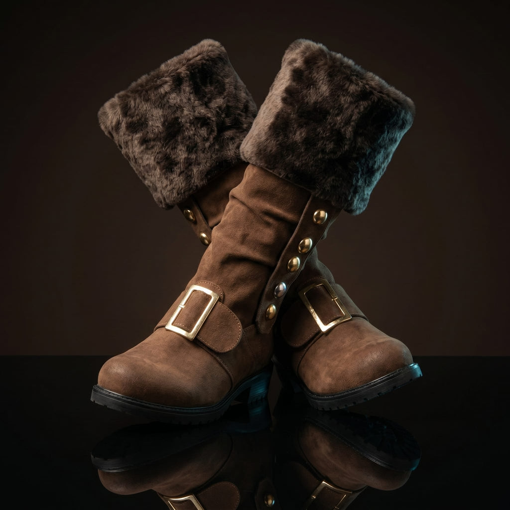 Customize Santa Claus Boots with Side Jingle Bells